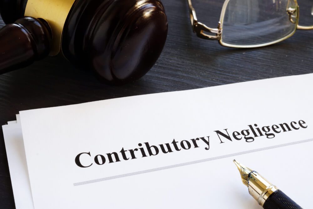 Documents on contributory negligence in court.
